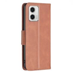 Peňaženkové puzdro Retro Lambskin hnedé – Motorola Moto G73 5G | Lacné Kryty Lacné Kryty | Peňaženkové puzdro Retro Lambskin hnedé – Motorola Moto G73 5G | Lacné Kryty