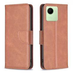 Peňaženkové puzdro Retro Lambskin hnedé – Realme C30 | Lacné Kryty Lacné Kryty | Peňaženkové puzdro Retro Lambskin hnedé – Realme C30 | Lacné Kryty