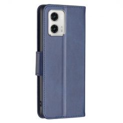 Peňaženkové puzdro Retro Lambskin modré – Motorola Moto G73 5G | Lacné Kryty Lacné Kryty | Peňaženkové puzdro Retro Lambskin modré – Motorola Moto G73 5G | Lacné Kryty