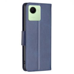 Peňaženkové puzdro Retro Lambskin modré – Realme C30 | Lacné Kryty Lacné Kryty | Peňaženkové puzdro Retro Lambskin modré – Realme C30 | Lacné Kryty