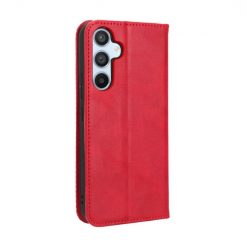 Lacné Kryty | Peňaženkové puzdro Retro Leather červené – Samsung Galaxy A34 5G | Lacné Kryty