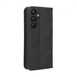 Lacné Kryty | Peňaženkové puzdro Retro Leather čierne – Samsung Galaxy A34 5G | Lacné Kryty