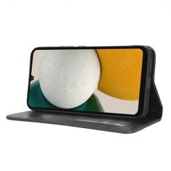 Lacné Kryty | Peňaženkové puzdro Retro Leather čierne – Samsung Galaxy A34 5G | Lacné Kryty