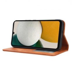 Lacné Kryty | Peňaženkové puzdro Retro Leather hnedé – Samsung Galaxy A34 5G | Lacné Kryty