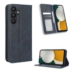 Lacné Kryty | Peňaženkové puzdro Retro Leather modré – Samsung Galaxy A34 5G | Lacné Kryty