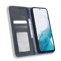 Lacné Kryty | Peňaženkové puzdro Retro Leather modré – Samsung Galaxy A54 5G | Lacné Kryty