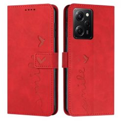 Peňaženkové puzdro Smile case červené – Xiaomi Poco X5 Pro 5G | Lacné Kryty Lacné Kryty | Peňaženkové puzdro Smile case červené – Xiaomi Poco X5 Pro 5G | Lacné Kryty