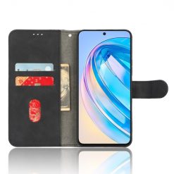 Lacné Kryty | Peňaženkové puzdro Solid čierne – Honor X8a | Lacné Kryty