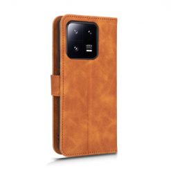 Lacné Kryty | Peňaženkové puzdro Solid hnedé – Xiaomi 13 Pro | Lacné Kryty