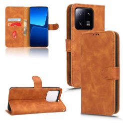 Lacné Kryty | Peňaženkové puzdro Solid hnedé – Xiaomi 13 Pro | Lacné Kryty