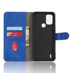Lacné Kryty | Peňaženkové puzdro Solid modré – Nokia C31 | Lacné Kryty