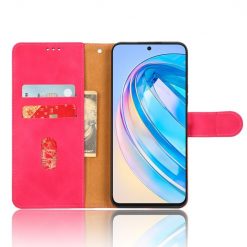 Lacné Kryty | Peňaženkové puzdro Solid ružové – Honor X8a | Lacné Kryty