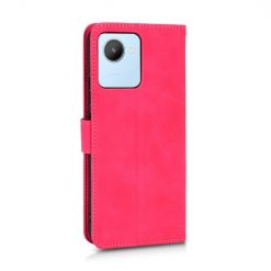 Lacné Kryty | Peňaženkové puzdro Solid ružové – Realme C30 | Lacné Kryty