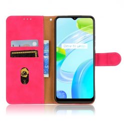 Lacné Kryty | Peňaženkové puzdro Solid ružové – Realme C30 | Lacné Kryty