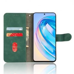 Lacné Kryty | Peňaženkové puzdro Solid zelené – Honor X8a | Lacné Kryty