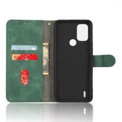 Lacné Kryty | Peňaženkové puzdro Solid zelené – Nokia C31 | Lacné Kryty