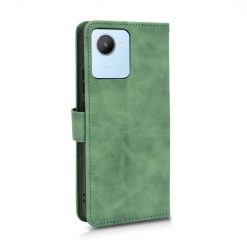 Lacné Kryty | Peňaženkové puzdro Solid zelené – Realme C30 | Lacné Kryty