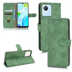 Lacné Kryty | Peňaženkové puzdro Solid zelené – Realme C30 | Lacné Kryty