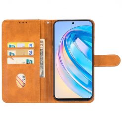 Peňaženkové puzdro Splendid case hnedé – Honor X8a | Lacné Kryty Lacné Kryty | Peňaženkové puzdro Splendid case hnedé – Honor X8a | Lacné Kryty