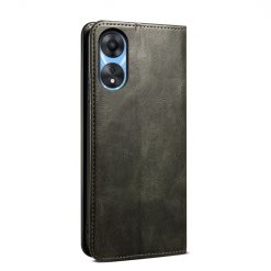Lacné Kryty | Peňaženkové puzdro Wax case zelené – Oppo A78 5G | Lacné Kryty