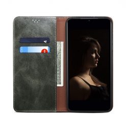 Lacné Kryty | Peňaženkové puzdro Wax case zelené – Oppo A78 5G | Lacné Kryty