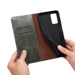 Lacné Kryty | Peňaženkové puzdro Wax case zelené – Oppo A78 5G | Lacné Kryty