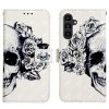 Lacné Kryty | Peňaženkové puzdro Embossing Pattern Slnečnica ružové – Samsung Galaxy A14 4G/5G | Lacné Kryty