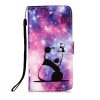 Lacné Kryty | Knižkové puzdro Trendy Cross case Ruže na čiernom – Samsung Galaxy A54 5G | Lacné Kryty