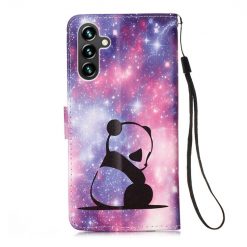 Lacné Kryty | Knižkové puzdro Trendy Cross case Baby panda – Samsung Galaxy A54 5G | Lacné Kryty