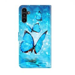Lacné Kryty | Knižkové puzdro Trendy Cross case Motýle – Samsung Galaxy A14 4G/5G | Lacné Kryty