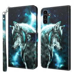 Knižkové puzdro Trendy Cross case Nočný vlk – Samsung Galaxy A14 4G/5G | Lacné Kryty Lacné Kryty | Knižkové puzdro Trendy Cross case Nočný vlk – Samsung Galaxy A14 4G/5G | Lacné Kryty