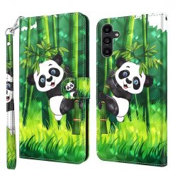 Knižkové puzdro Trendy Cross case Panda – Samsung Galaxy A14 4G/5G | Lacné Kryty Lacné Kryty | Knižkové puzdro Trendy Cross case Panda – Samsung Galaxy A14 4G/5G | Lacné Kryty