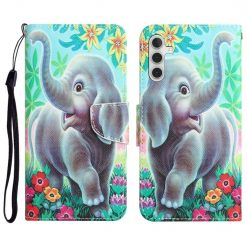 Knižkové puzdro Trendy Cross case Sloníča – Samsung Galaxy A54 5G | Lacné Kryty Lacné Kryty | Knižkové puzdro Trendy Cross case Sloníča – Samsung Galaxy A54 5G | Lacné Kryty