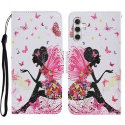Lacné Kryty | Knižkové puzdro Trendy Cross case Víla – Samsung Galaxy A54 5G | Lacné Kryty