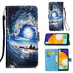 Knižkové puzdro Trendy Cross case Vlna – Samsung Galaxy A54 5G | Lacné Kryty Lacné Kryty | Knižkové puzdro Trendy Cross case Vlna – Samsung Galaxy A54 5G | Lacné Kryty