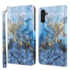 Knižkové puzdro Trendy Cross case Zlato – Samsung Galaxy A14 4G/5G | Lacné Kryty Lacné Kryty | Knižkové puzdro Trendy Cross case Zlato – Samsung Galaxy A14 4G/5G | Lacné Kryty