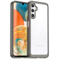 Lacné Kryty | Ochranný kryt Colorful Acrylic case transparentno-sivý – Samsung Galaxy A14 4G/5G | Lacné Kryty
