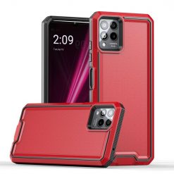 Odolný Kryt Color Armor case červeno-čierny – T Phone Pro / T Phone Pro (2023)