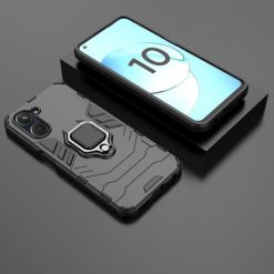 Lacné Kryty | Odolný kryt Ring Armor čierny – Realme 10 | Lacné Kryty