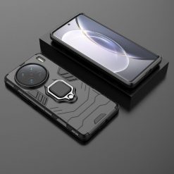 Lacné Kryty | Odolný kryt Ring Armor čierny – Vivo X90 Pro | Lacné Kryty
