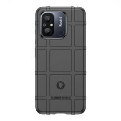 Lacné Kryty | Odolný kryt Rugged Shield čierny – Xiaomi Redmi 12C | Lacné Kryty