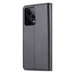 Lacné Kryty | Peňaženkové puzdro AZNS Skin Feel čierne – Xiaomi Redmi Note 12 Pro | Lacné Kryty