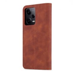 Peňaženkové puzdro AZNS Skin Feel hnedé – Xiaomi Redmi Note 12 5G | Lacné Kryty Lacné Kryty | Peňaženkové puzdro AZNS Skin Feel hnedé – Xiaomi Redmi Note 12 5G | Lacné Kryty