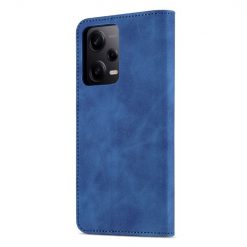 Lacné Kryty | Peňaženkové puzdro AZNS Skin Feel modré – Xiaomi Redmi Note 12 Pro | Lacné Kryty