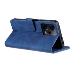 Lacné Kryty | Peňaženkové puzdro AZNS Skin Feel modré – Xiaomi Redmi Note 12 Pro | Lacné Kryty