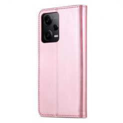 Peňaženkové puzdro AZNS Skin Feel ružové – Xiaomi Redmi Note 12 5G | Lacné Kryty Lacné Kryty | Peňaženkové puzdro AZNS Skin Feel ružové – Xiaomi Redmi Note 12 5G | Lacné Kryty