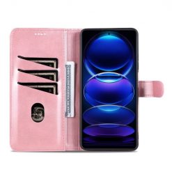 Peňaženkové puzdro AZNS Skin Feel ružové – Xiaomi Redmi Note 12 5G | Lacné Kryty Lacné Kryty | Peňaženkové puzdro AZNS Skin Feel ružové – Xiaomi Redmi Note 12 5G | Lacné Kryty