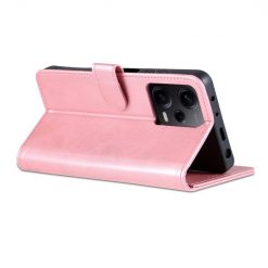 Peňaženkové puzdro AZNS Skin Feel ružové – Xiaomi Redmi Note 12 5G | Lacné Kryty Lacné Kryty | Peňaženkové puzdro AZNS Skin Feel ružové – Xiaomi Redmi Note 12 5G | Lacné Kryty