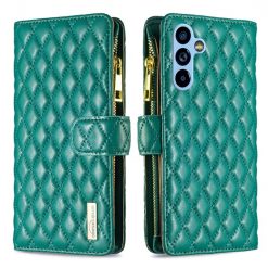 Lacné Kryty | Peňaženkové puzdro Diamond Skin case zelené – Samsung Galaxy A54 5G | Lacné Kryty