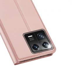 Lacné Kryty | Peňaženkové puzdro Dux Ducis Skin Pro ružové – Xiaomi 13 Pro | Lacné Kryty